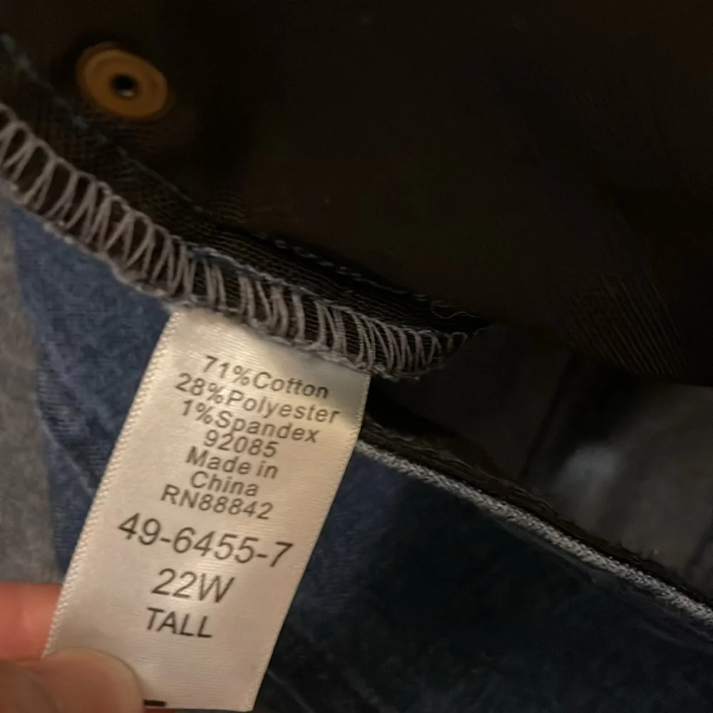 Women Within dark wash jeans
